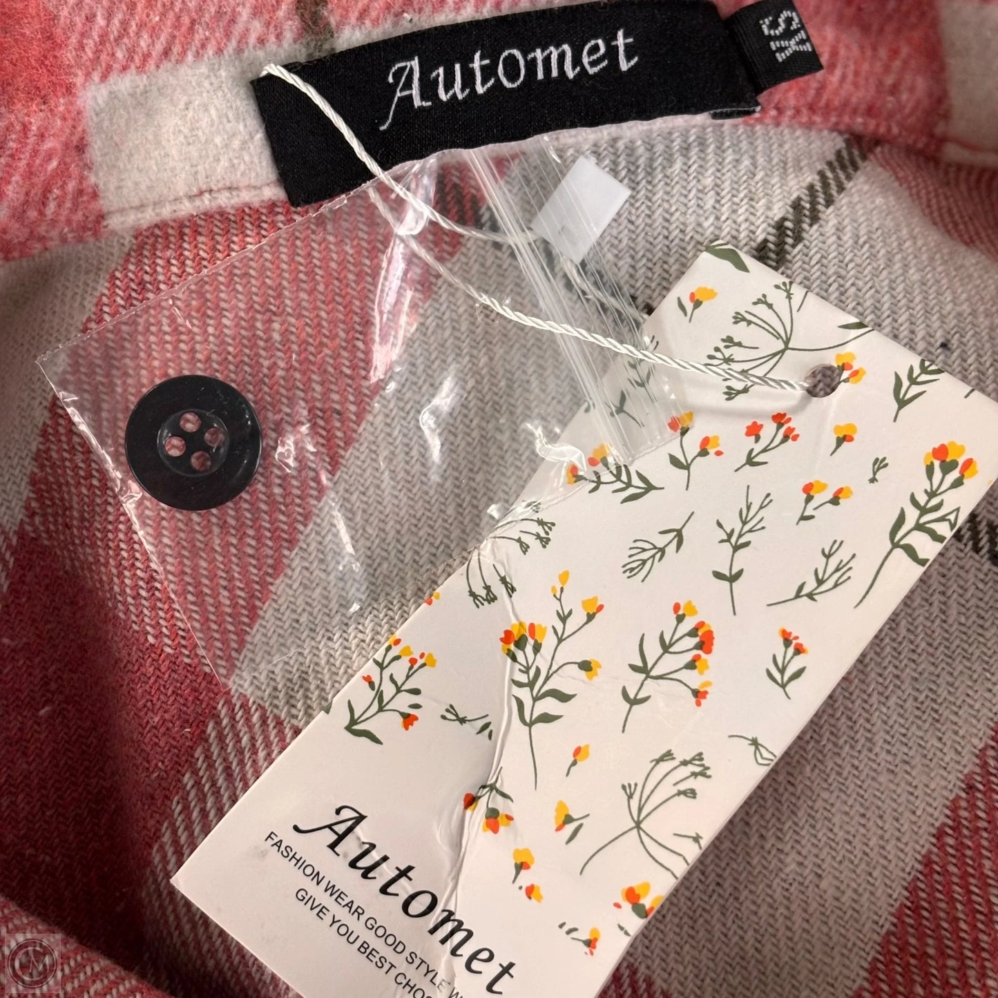 Jacket Shirt By Automet In Plaid Pattern, Size: Xs