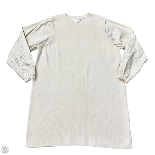 Dress Sweater By Treasure And Bond In Cream, Size: Xxl