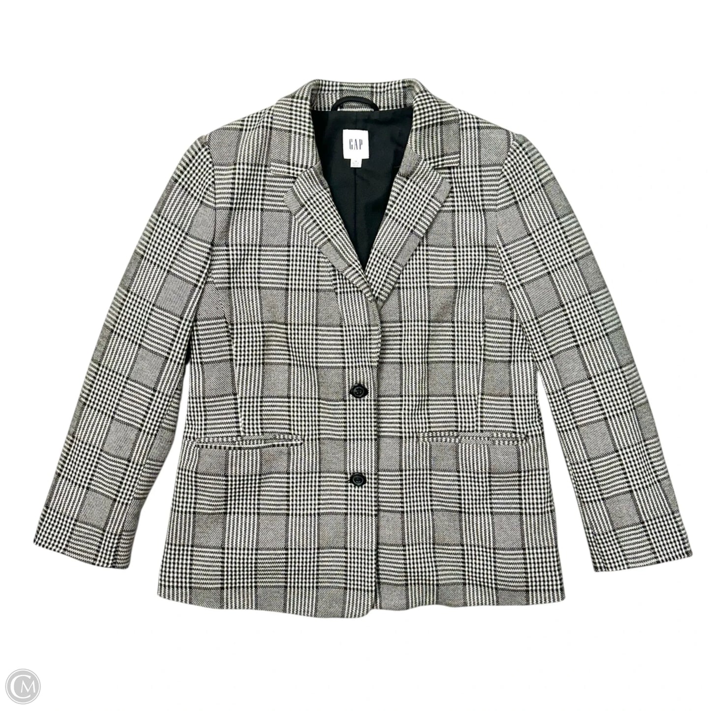 Blazer By Gap In Plaid Pattern, Size: Lp