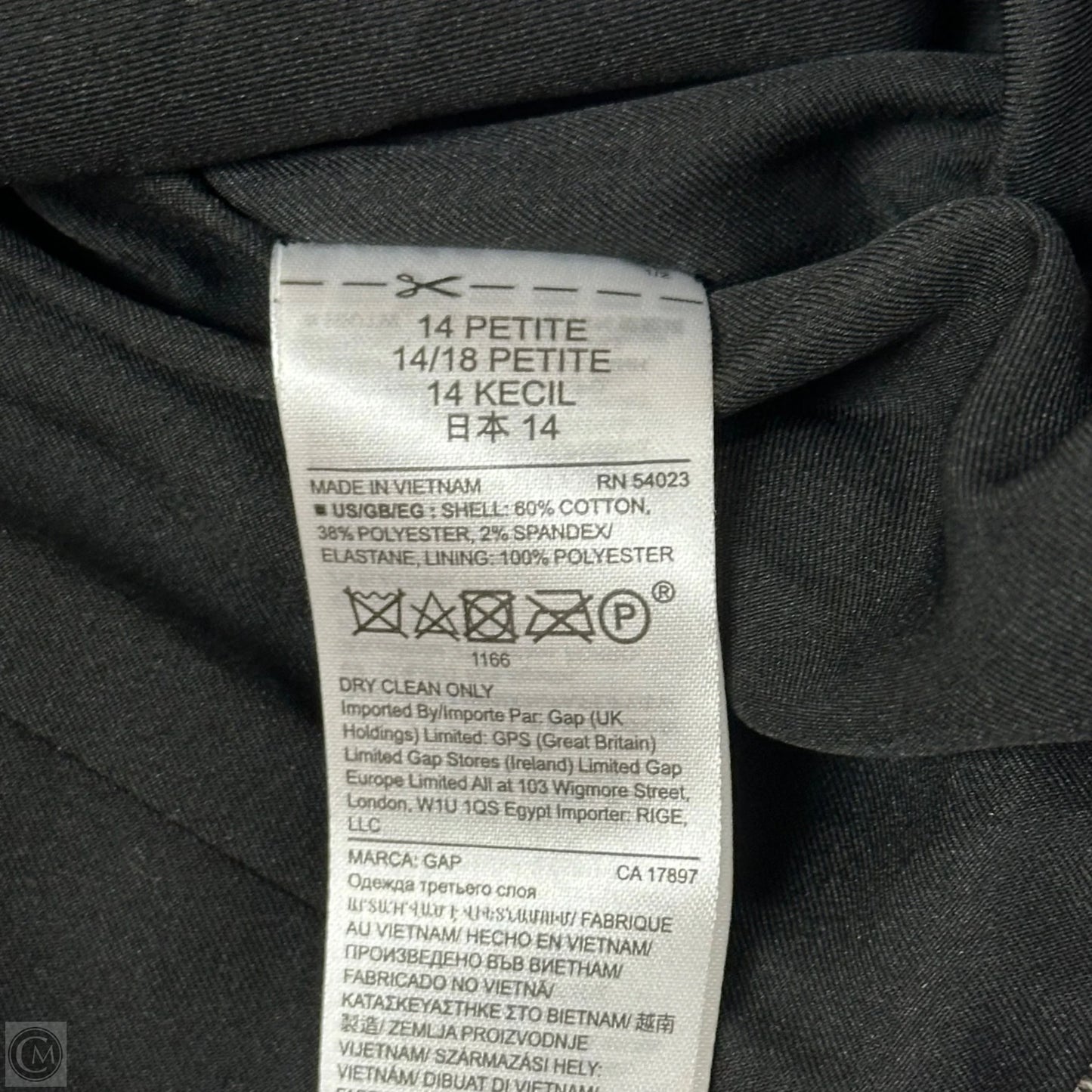 Blazer By Gap In Plaid Pattern, Size: Lp