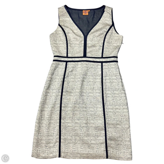 Dress Designer By Tory Burch In Blue & Cream, Size: Xl