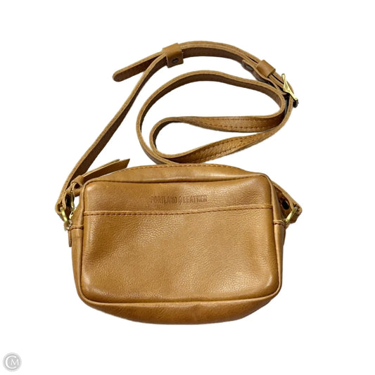 Crossbody Leather By Portland Leather Co, Size: Small