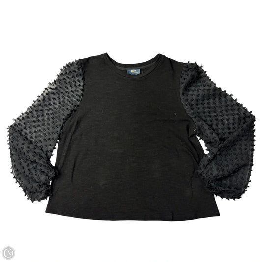 Top Long Sleeve By Maeve In Black, Size: Xl