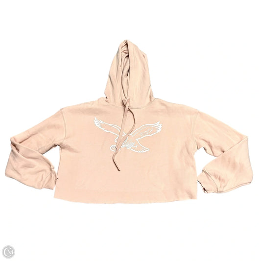 Sweatshirt Hoodie By Bella + Canvas In Orange, Size: M