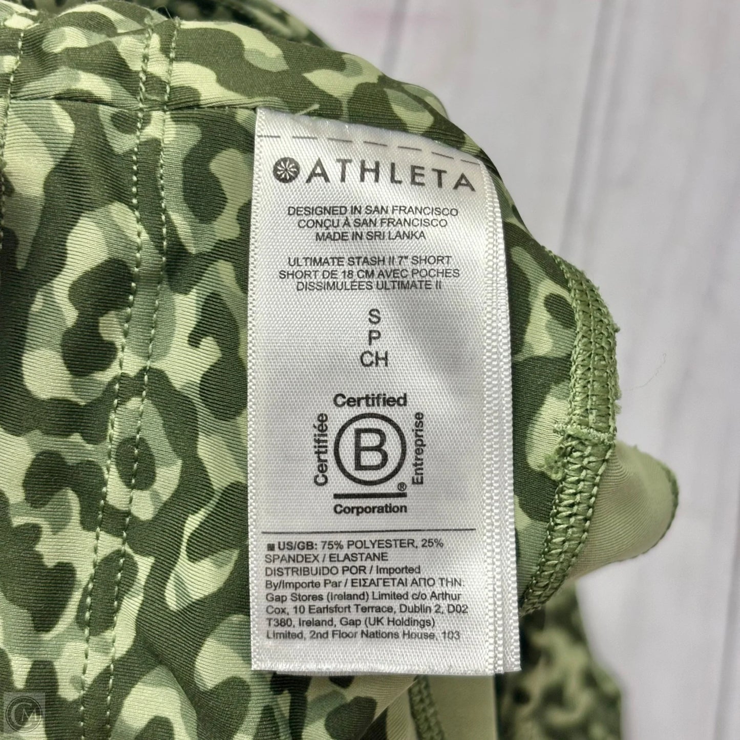 Athletic Shorts By Athleta In Leopard Print, Size: S
