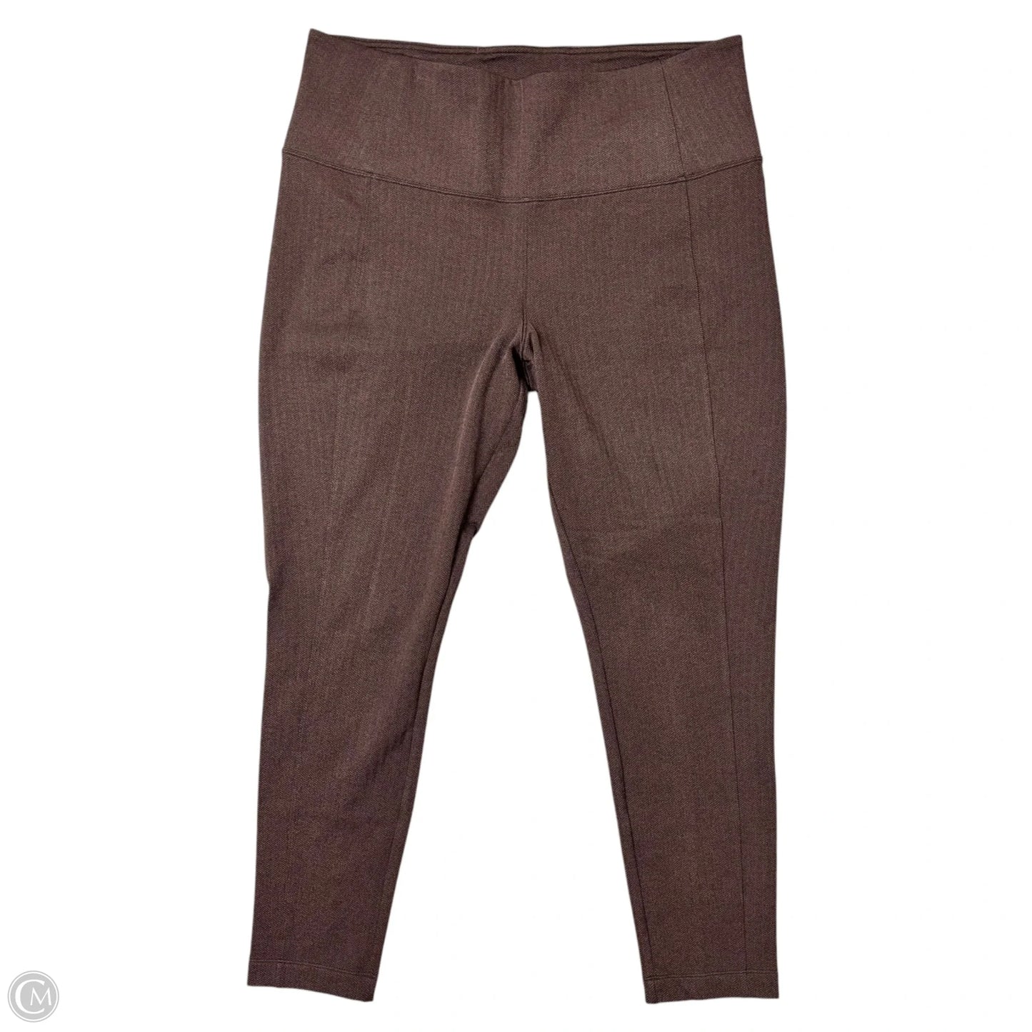 Athletic Leggings By Athleta In Brown, Size: 1x