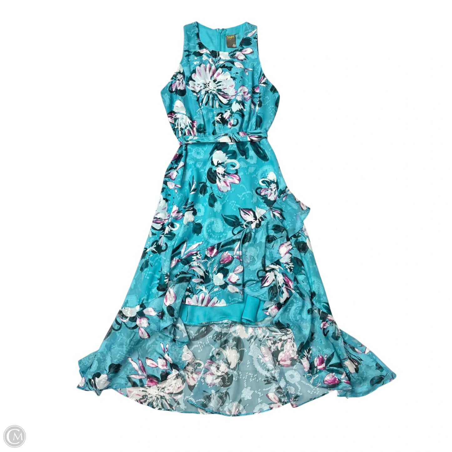 Dress Casual Midi By Taylor In Blue, Size: S
