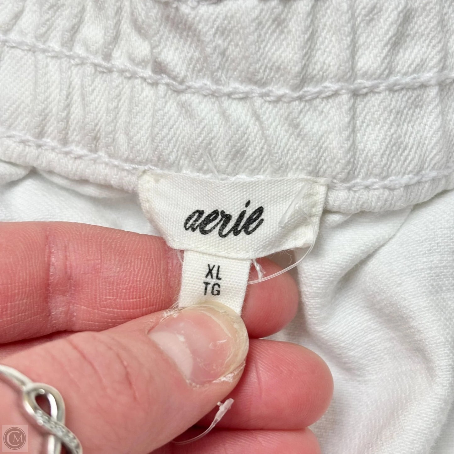 Shorts By Aerie In White, Size: 16