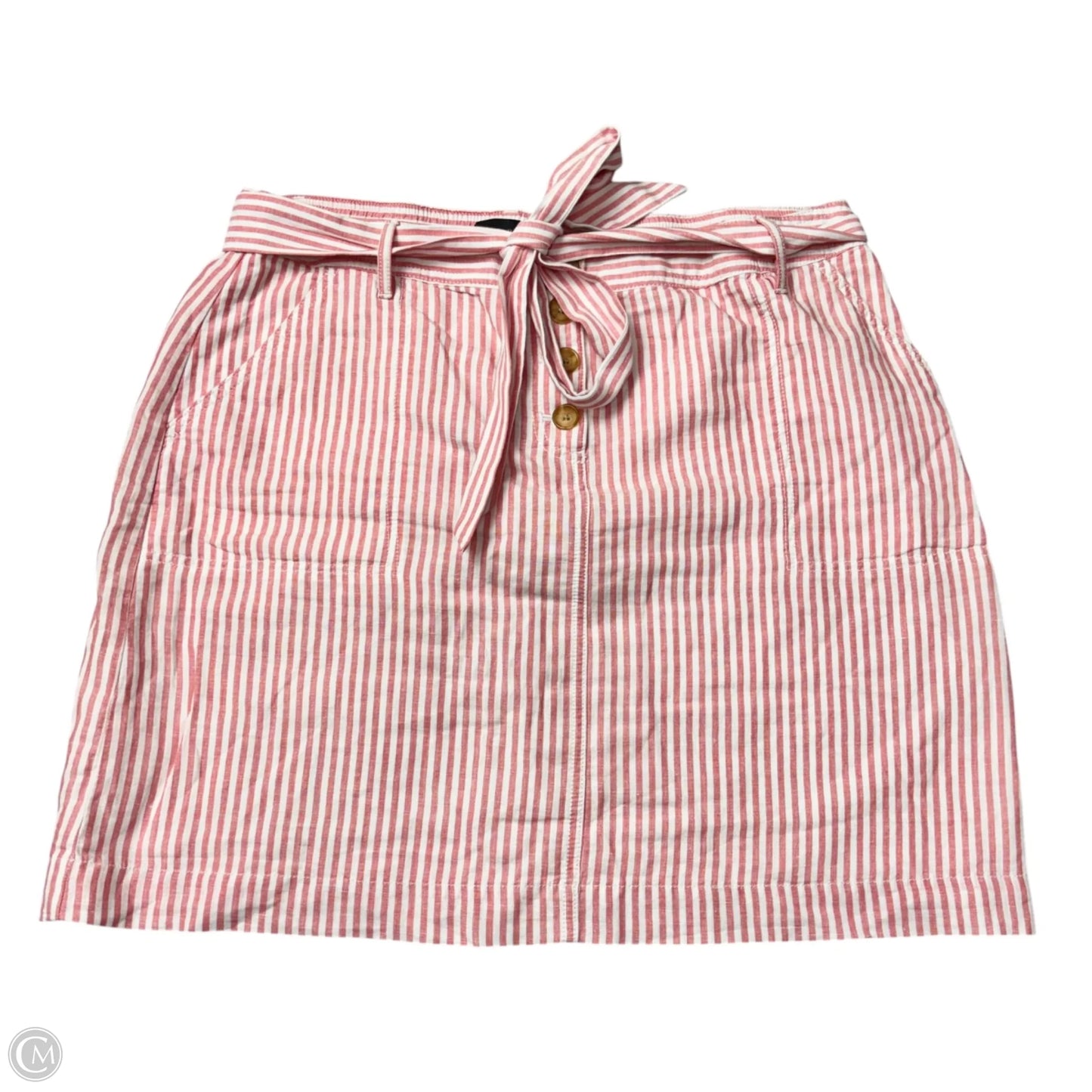 Skirt Mini & Short By Talbots In Striped Pattern, Size: 14