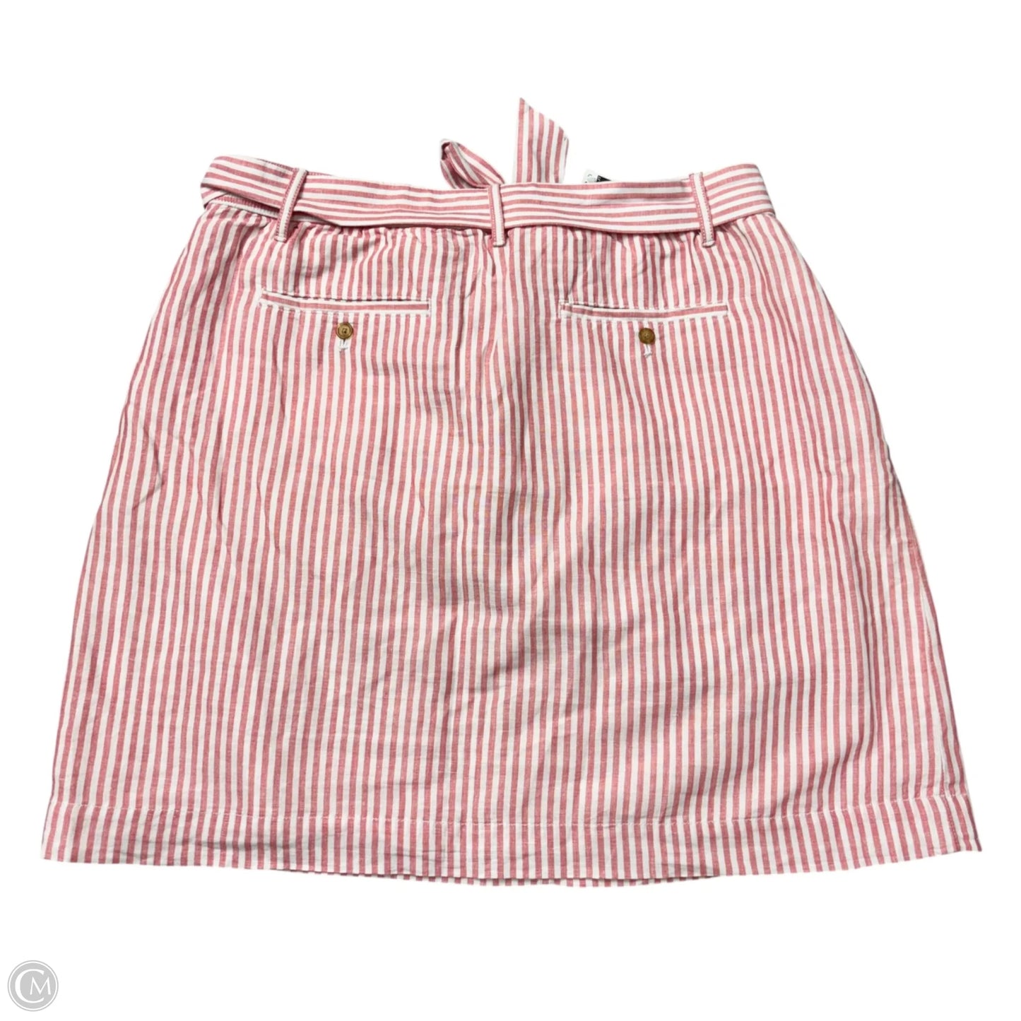Skirt Mini & Short By Talbots In Striped Pattern, Size: 14