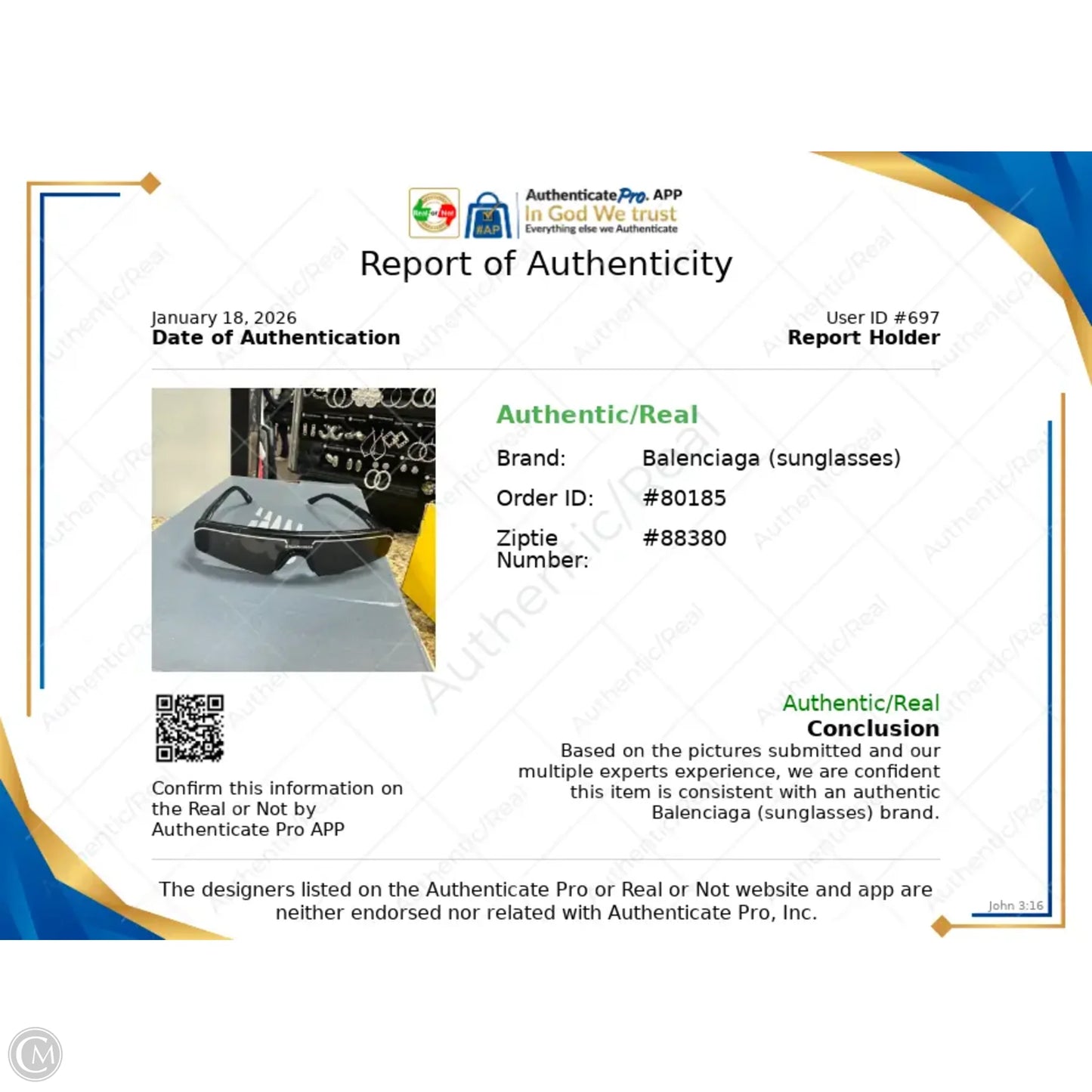 Sunglasses Luxury Designer By Balenciaga, Size: Small