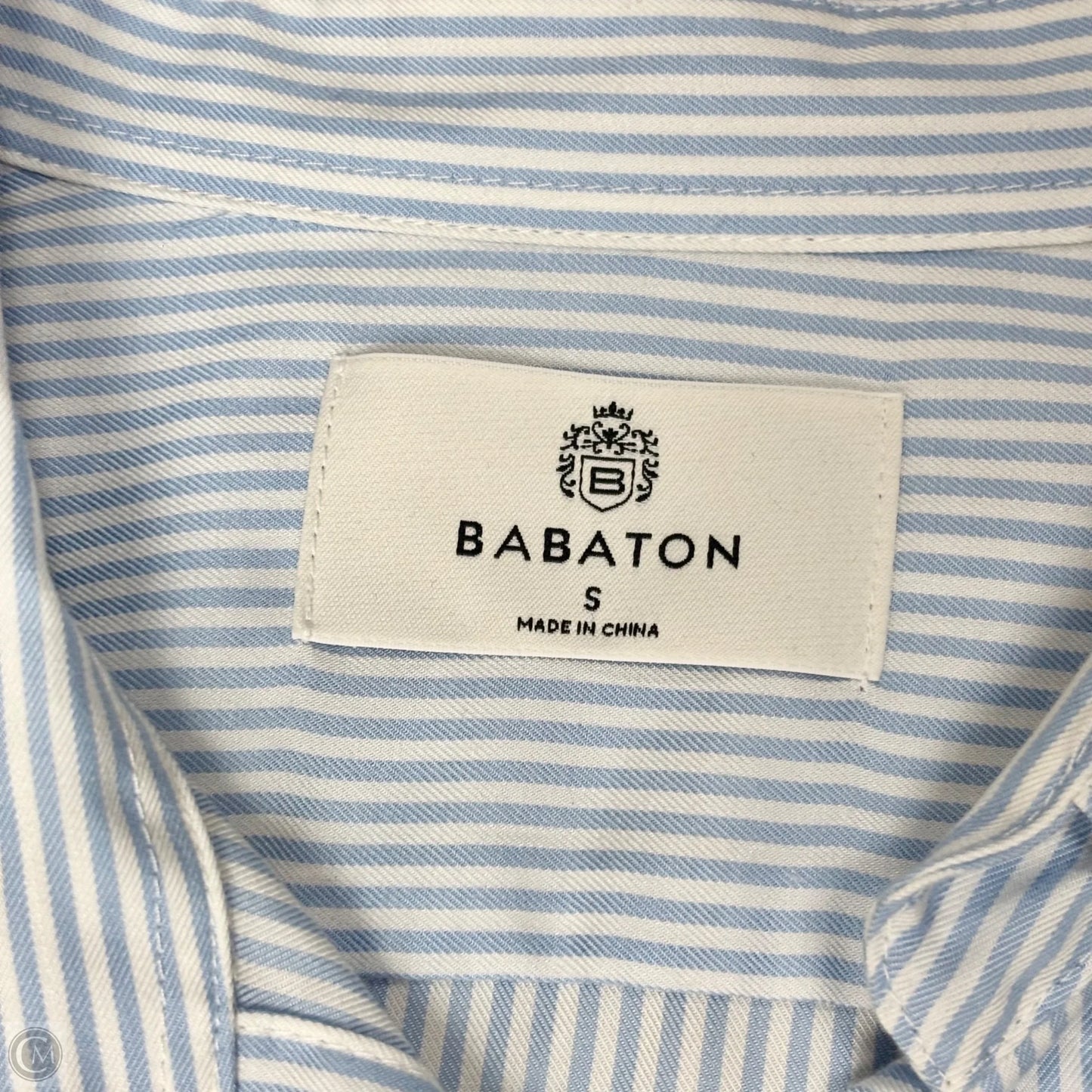 Top Long Sleeve By Babaton In Striped Pattern, Size: S