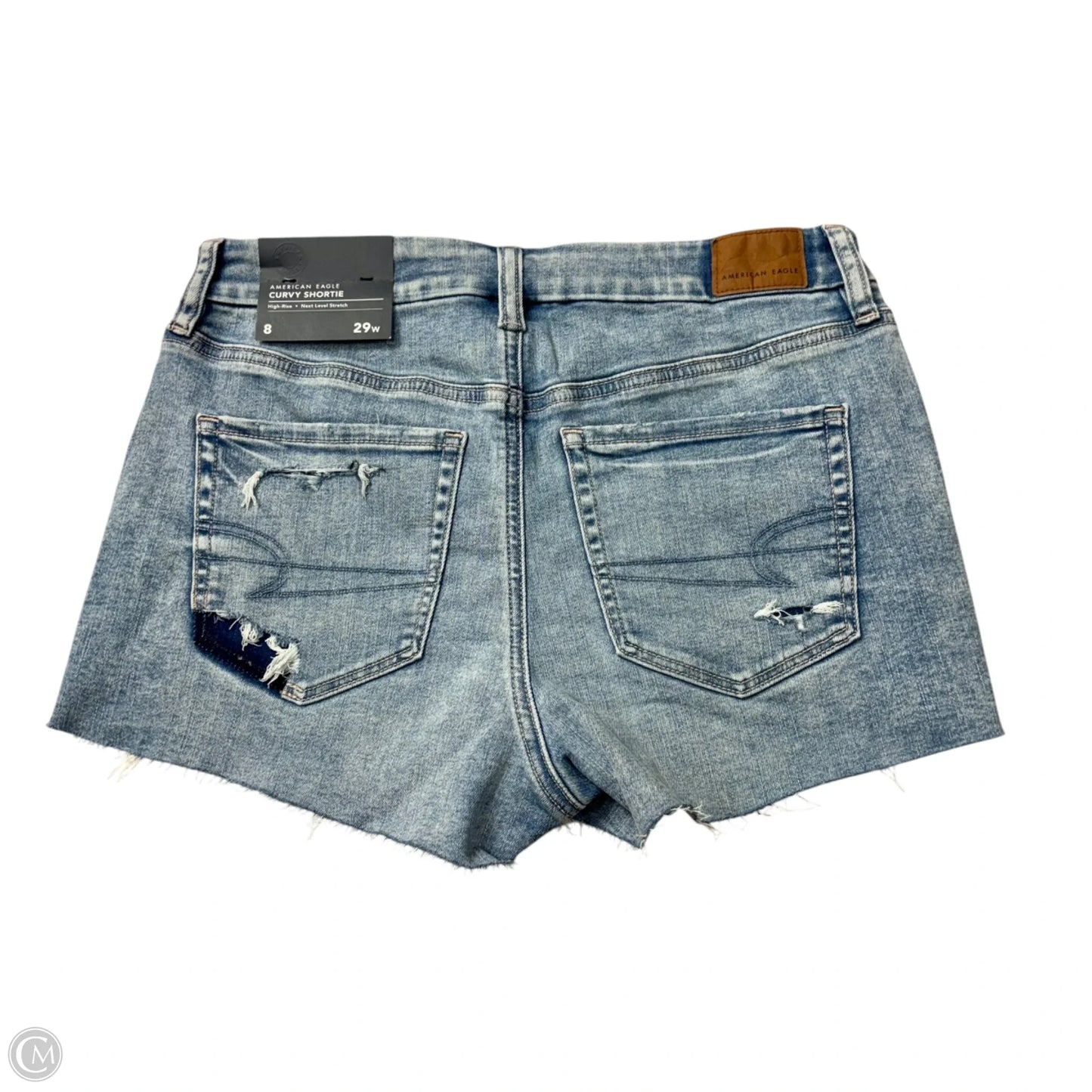 Shorts By American Eagle In Blue Denim, Size: 8