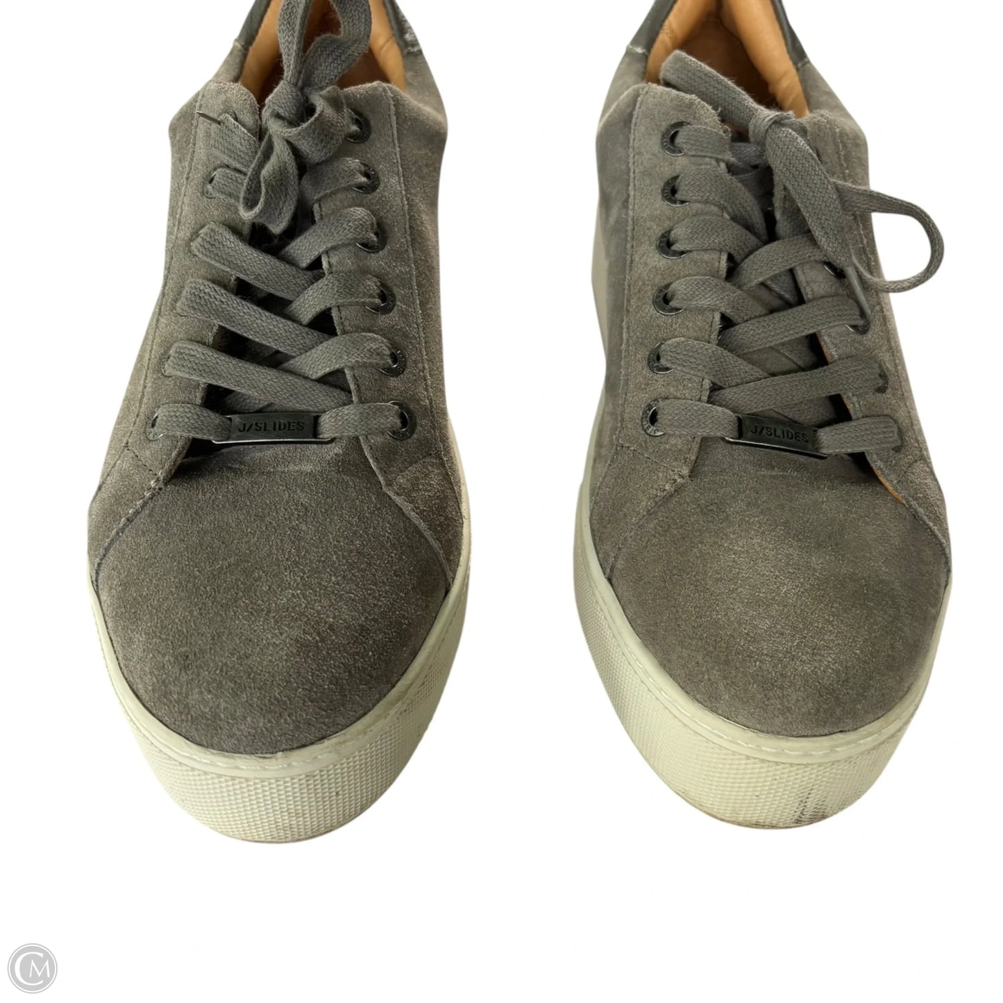 Shoes Sneakers By J Slides In Grey, Size: 8.5