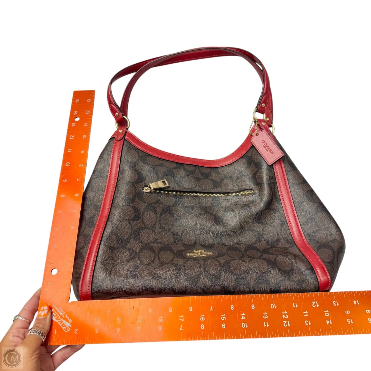 Handbag Designer By Coach, Size: Large