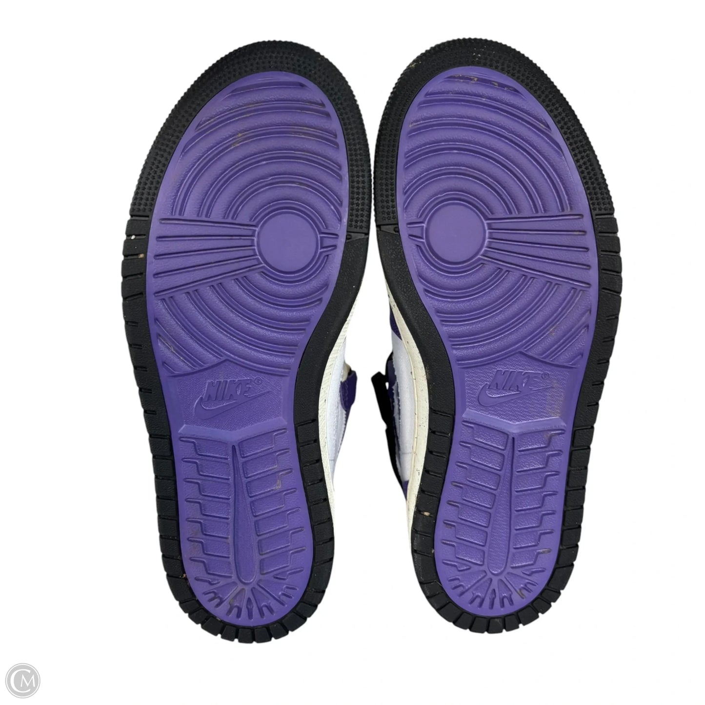 Shoes Luxury Designer By Jordan In Purple, Size: 7