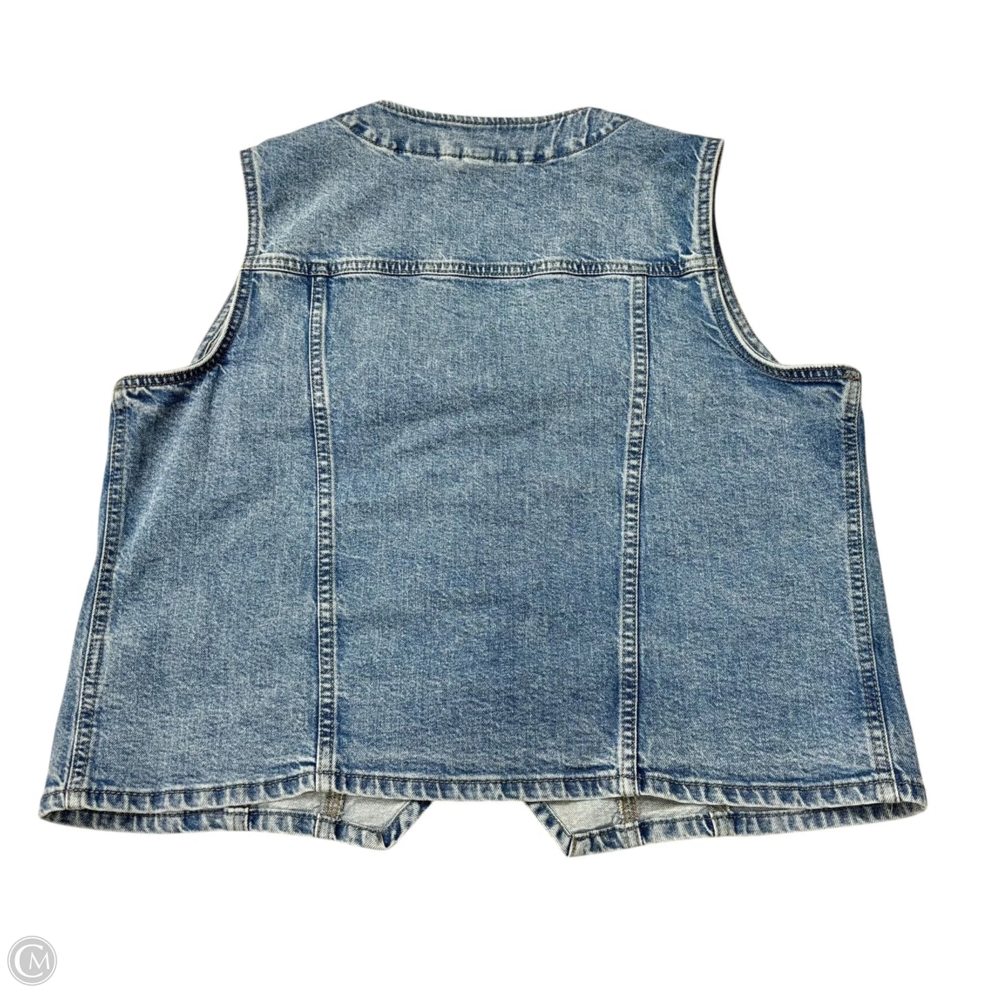 Vest Other By Universal Thread In Blue Denim, Size: Xl