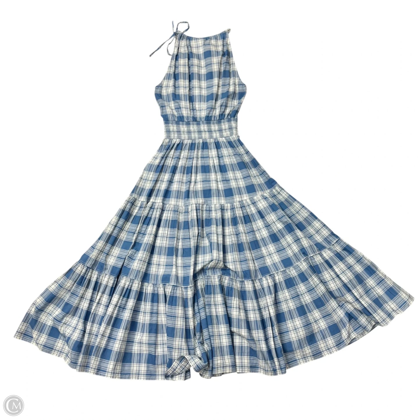 Dress Casual Maxi By Polo Ralph Lauren In Plaid Pattern, Size: S