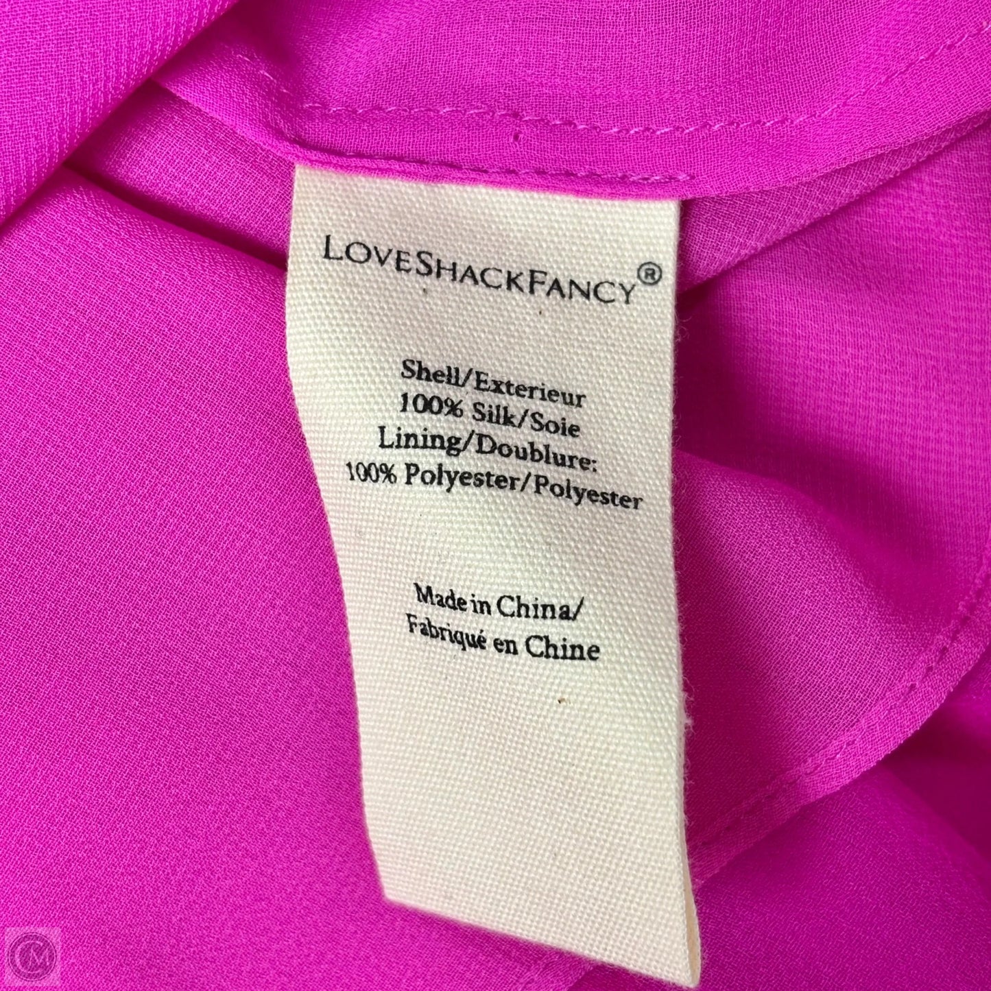 Dress Casual Short By Love Shack Fancy In Pink, Size: S