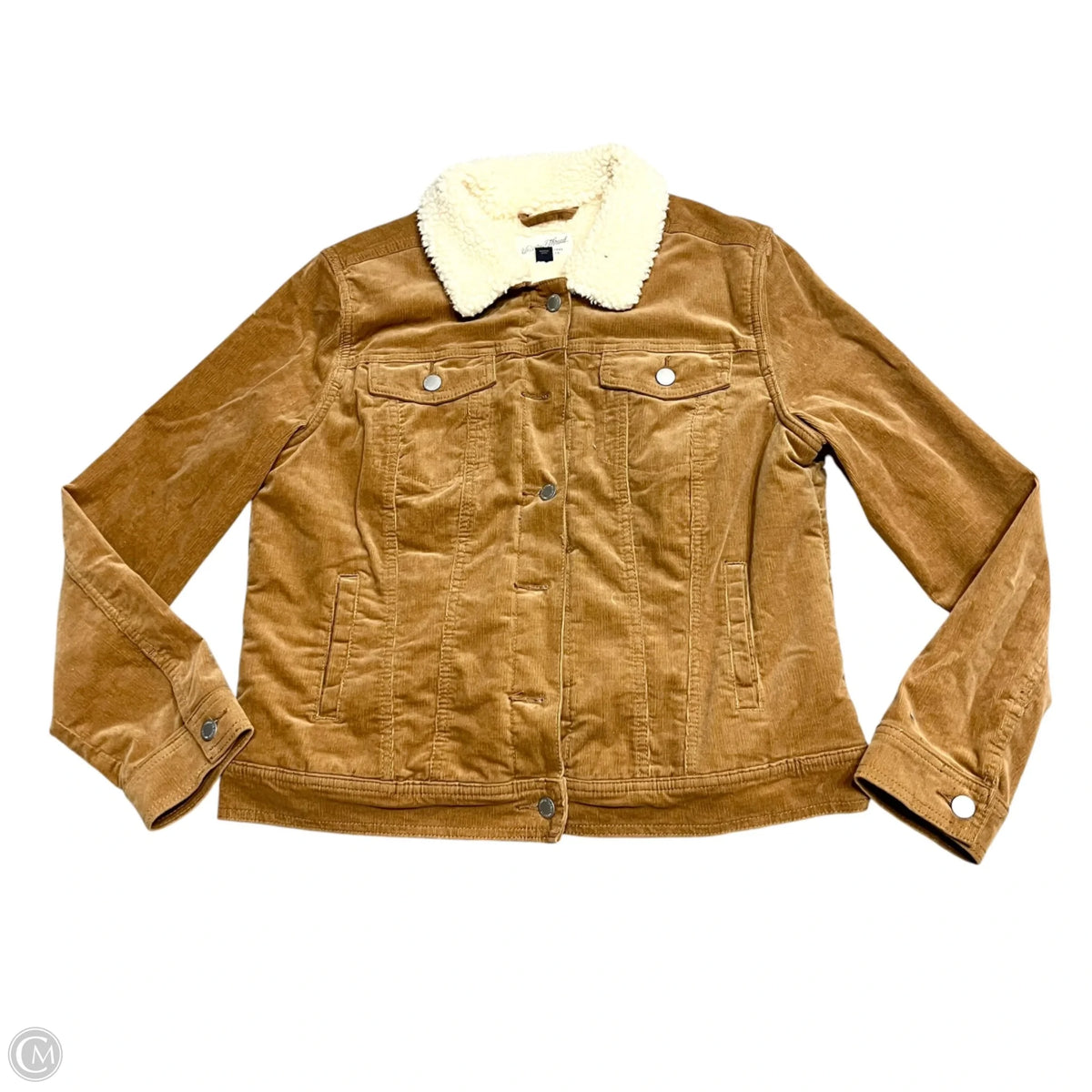 Jacket Other By Universal Thread In Brown, Size: L