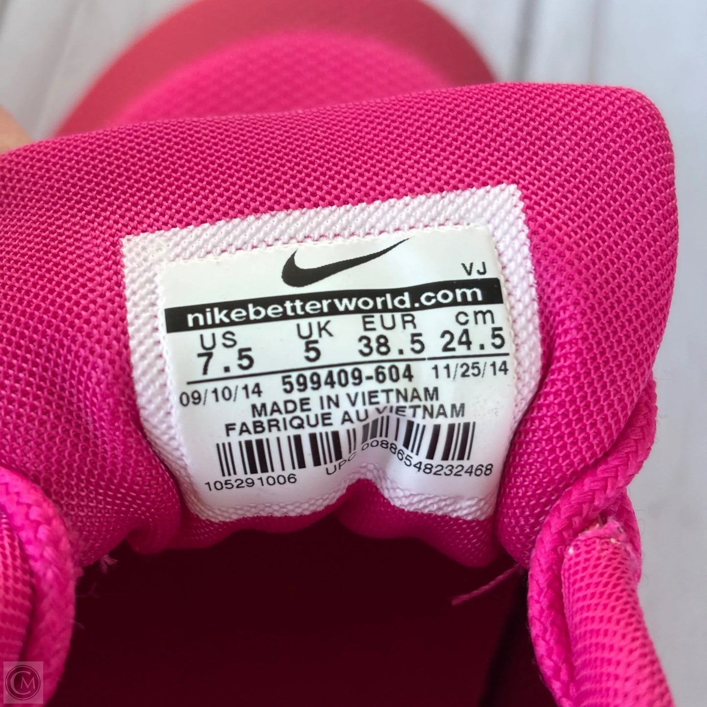 Shoes Athletic By Nike In Pink, Size: 7.5