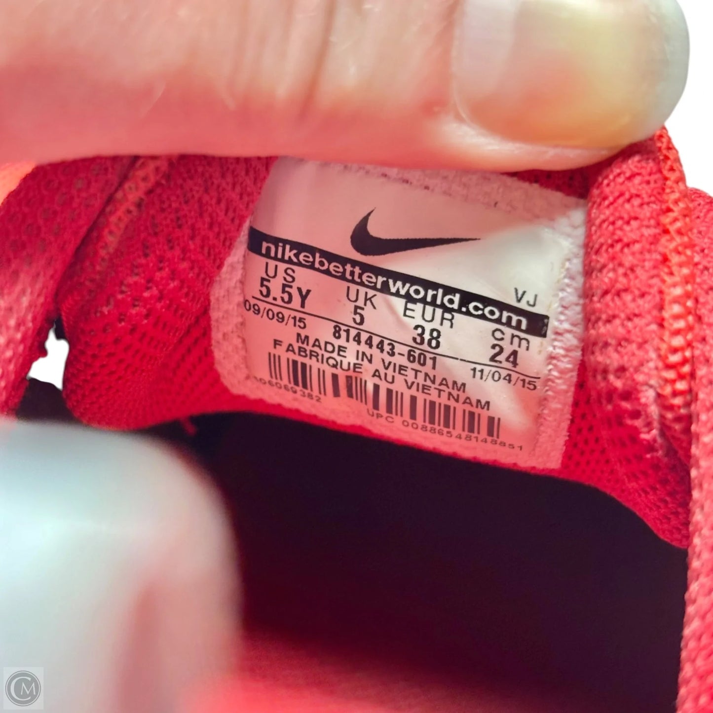 Shoes Athletic By Nike In Red, Size: 7