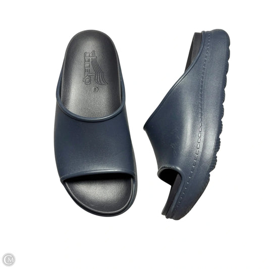 Sandals Heels Platform By Dansko In Blue, Size: 9.5