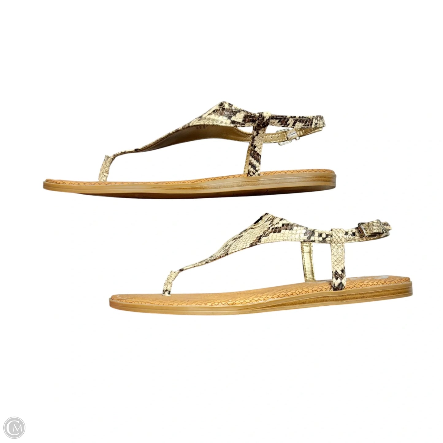 Sandals Flats By Sam Edelman In Snakeskin Print, Size: 8.5