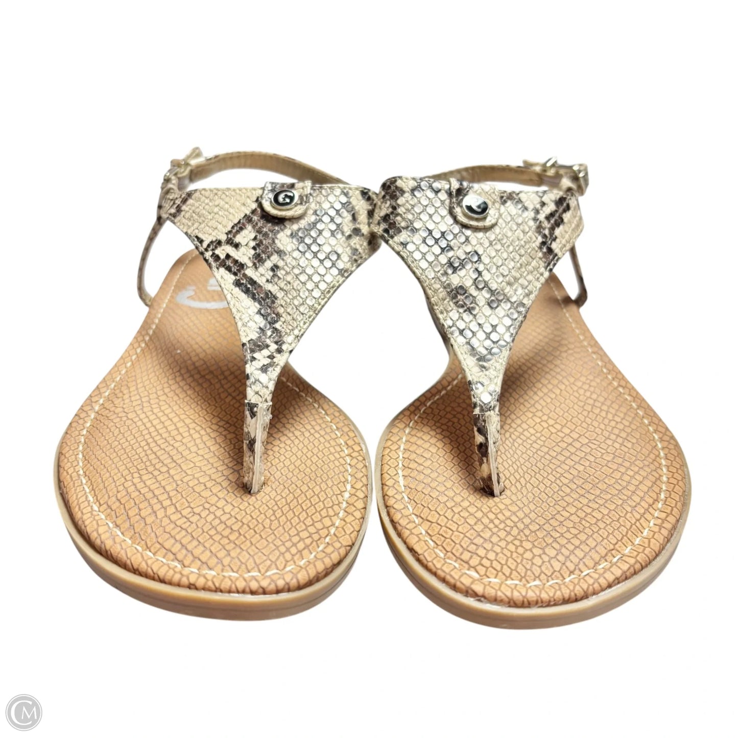 Sandals Flats By Sam Edelman In Snakeskin Print, Size: 8.5