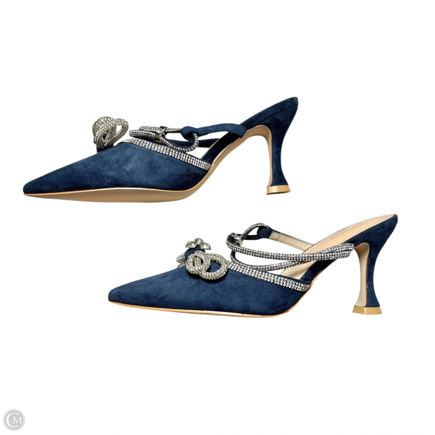 Shoes Heels Kitten By Suzanny In Blue, Size: 6