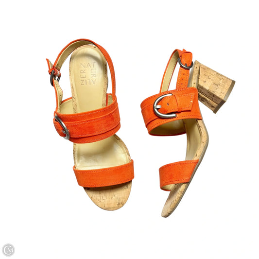 Shoes Heels Block By Naturalizer In Orange, Size: 7.5
