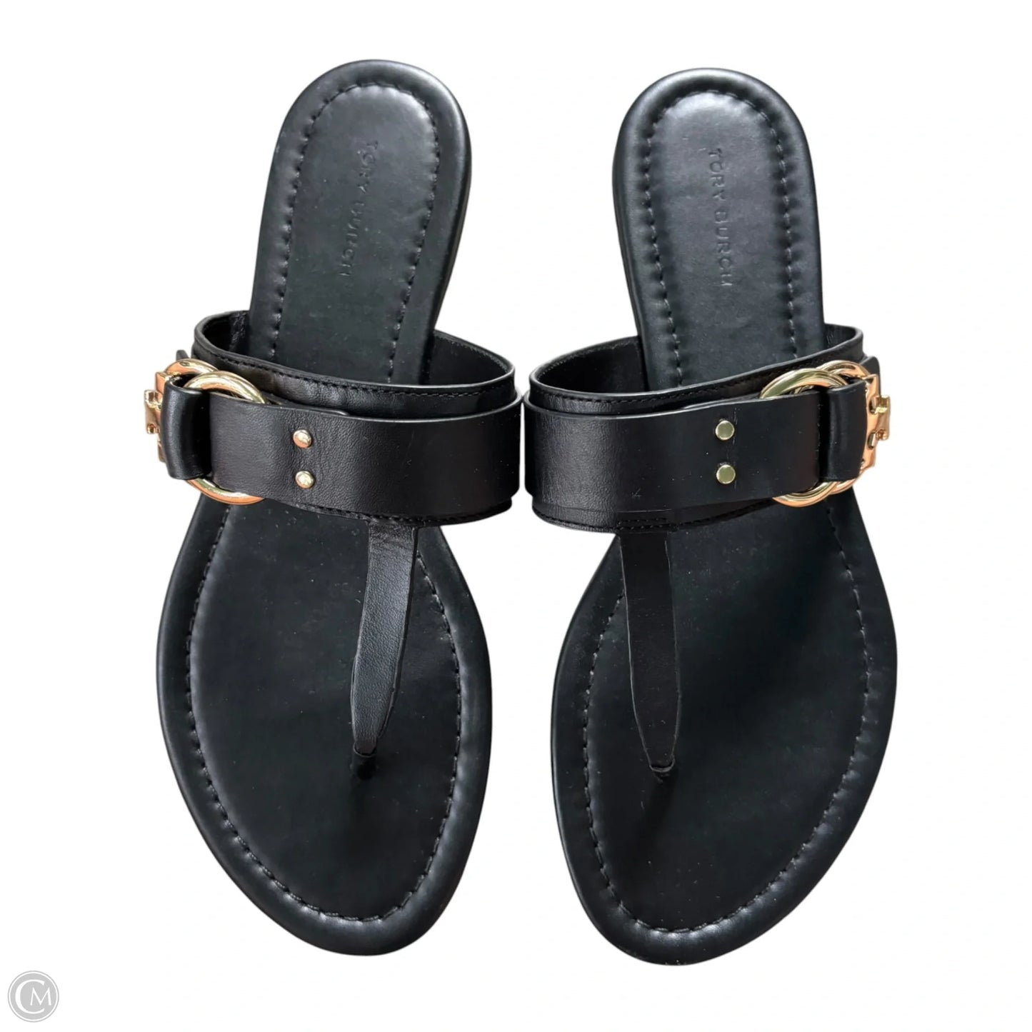 Sandals Designer By Tory Burch In Black, Size: 8