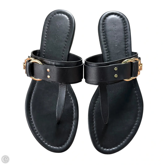 Sandals Designer By Tory Burch In Black, Size: 8