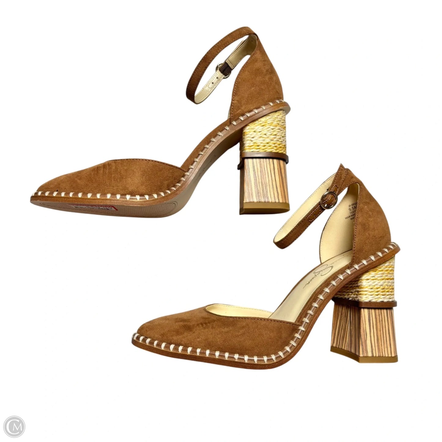 Shoes Heels Block By Jessica Simpson In Brown, Size: 9.5