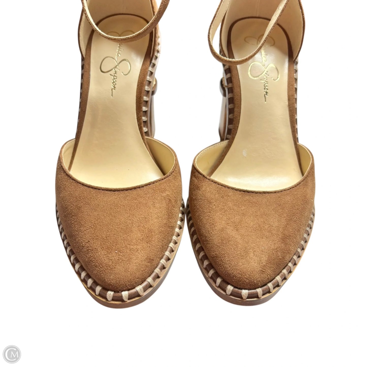 Shoes Heels Block By Jessica Simpson In Brown, Size: 9.5