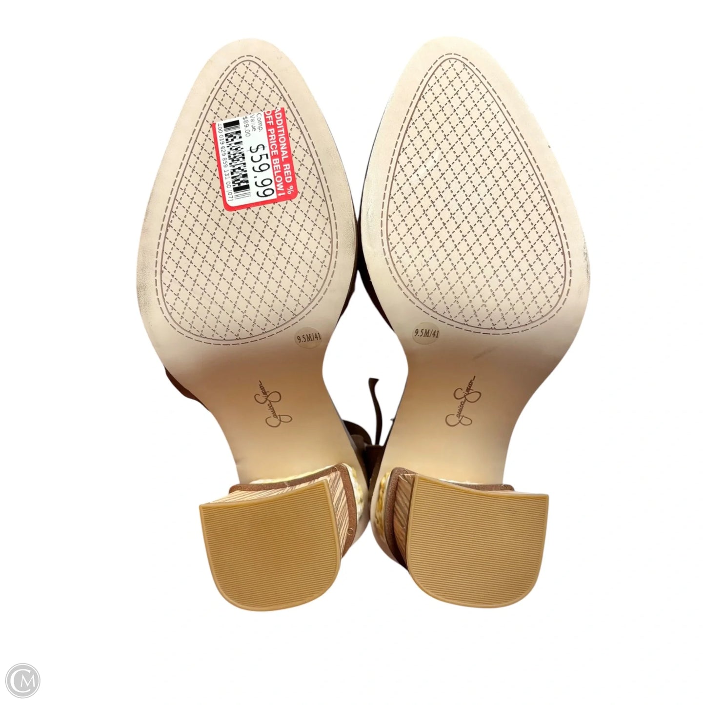 Shoes Heels Block By Jessica Simpson In Brown, Size: 9.5