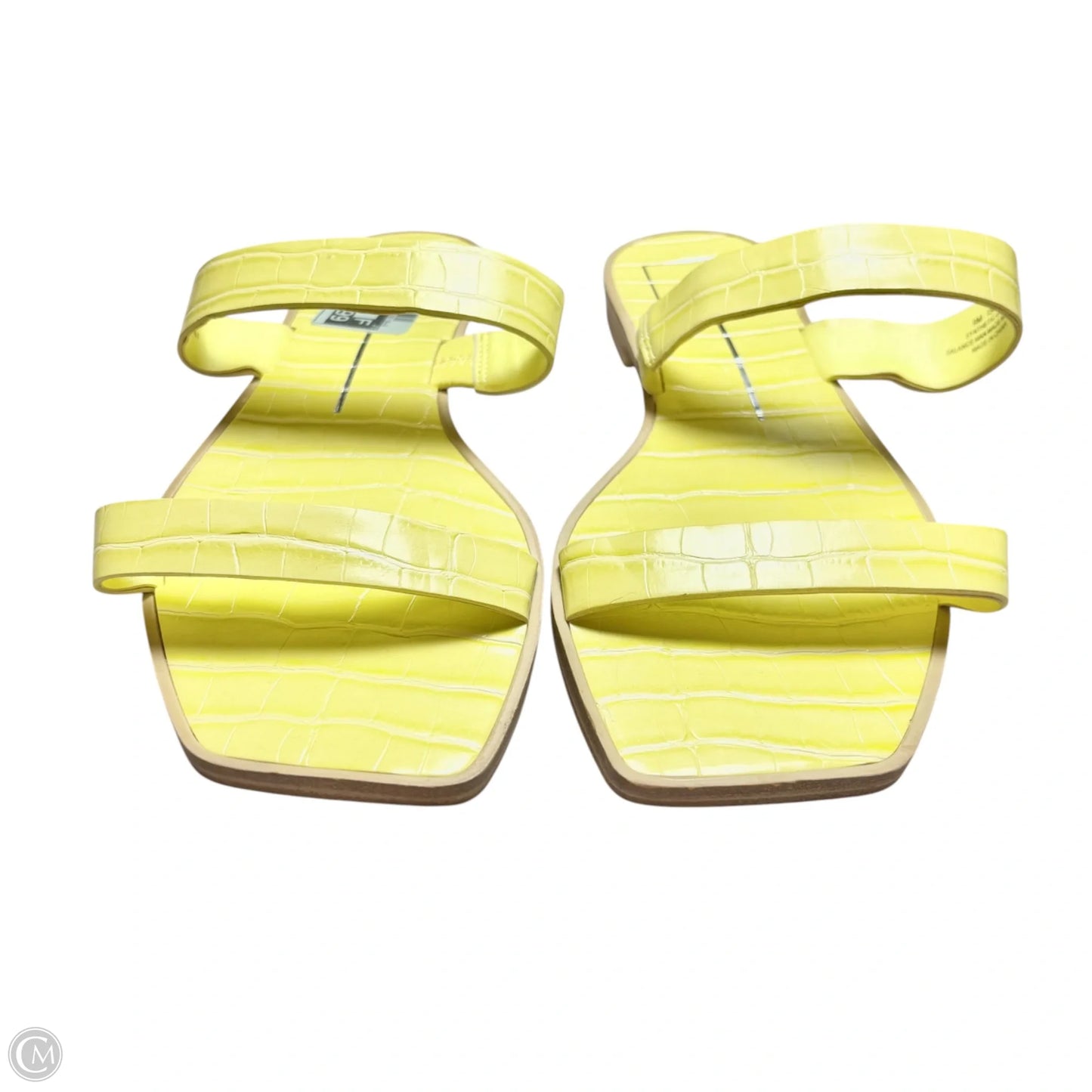 Sandals Flats By Dolce Vita In Yellow, Size: 9