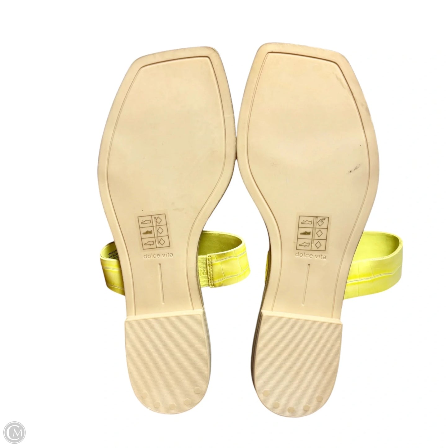 Sandals Flats By Dolce Vita In Yellow, Size: 9