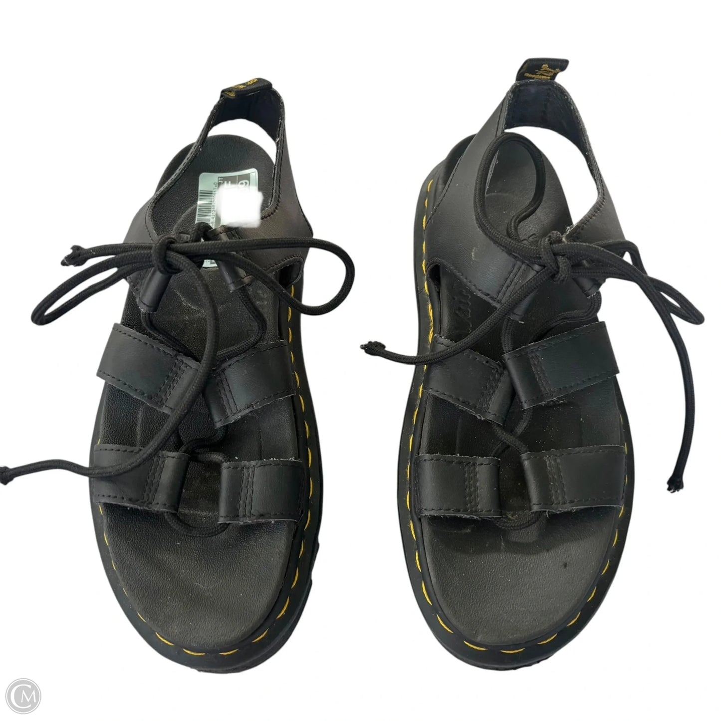 Sandals Flats By Dr Martens In Black, Size: 7