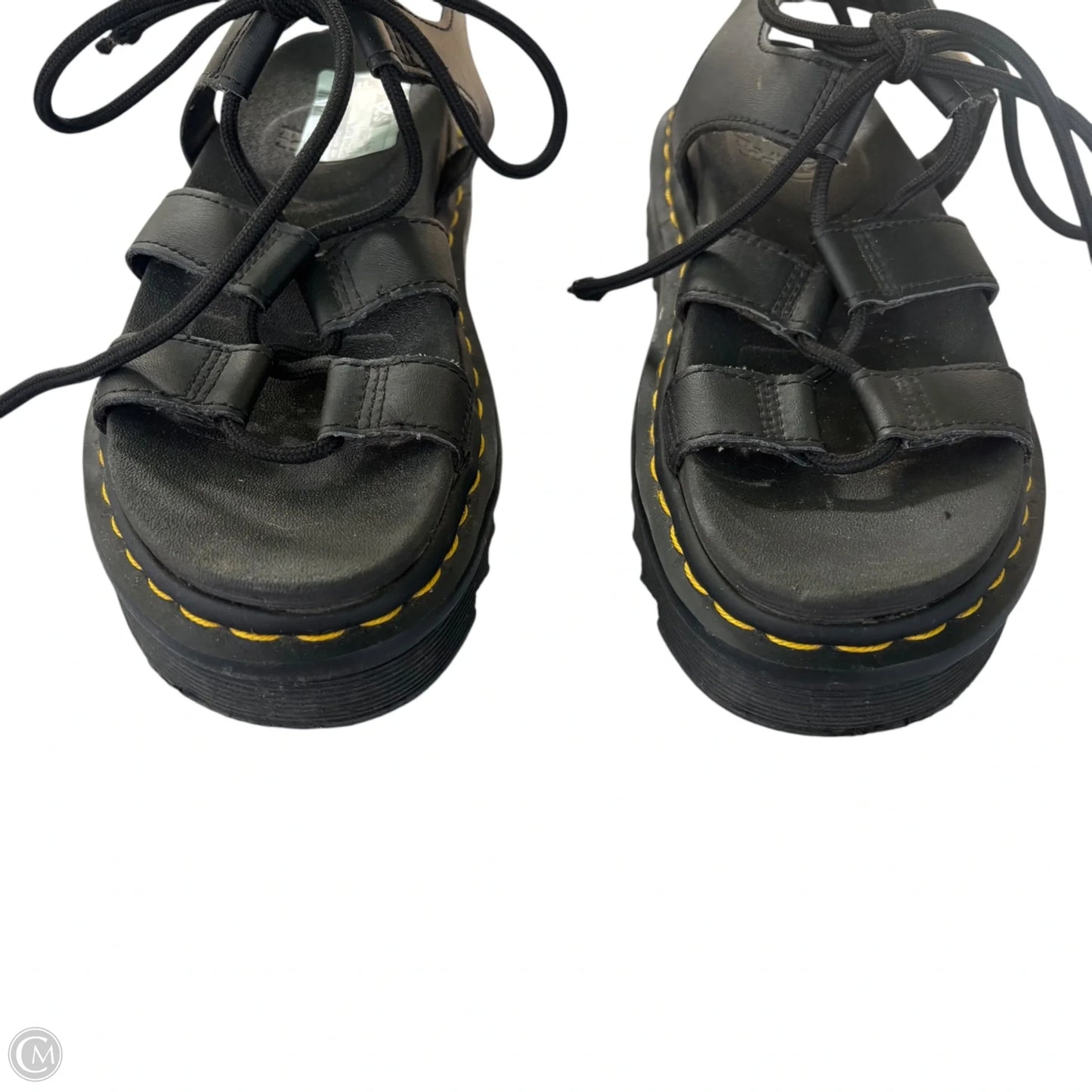 Sandals Flats By Dr Martens In Black, Size: 7