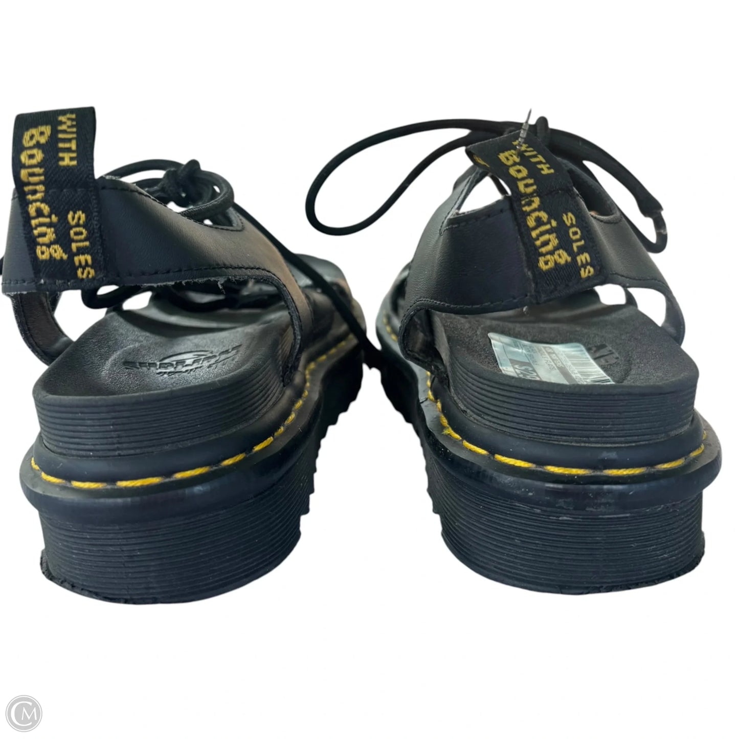 Sandals Flats By Dr Martens In Black, Size: 7