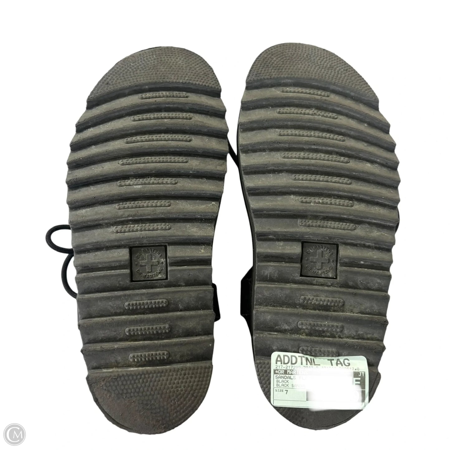 Sandals Flats By Dr Martens In Black, Size: 7
