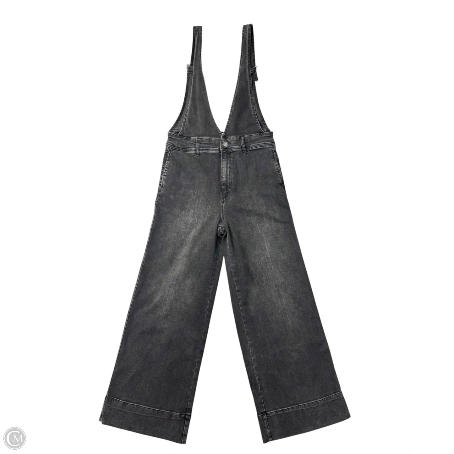 Overalls By Free People In Black Denim, Size: 8