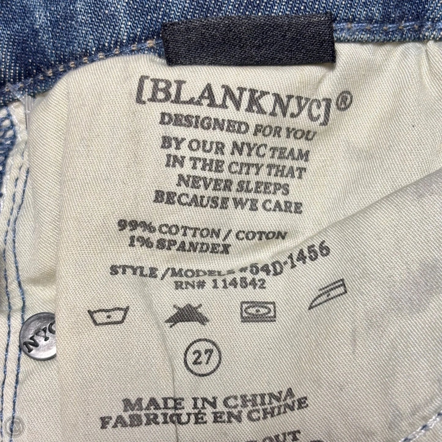 Jeans Straight By Blanknyc In Blue Denim, Size: 4