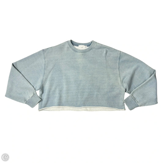 Sweatshirt Crewneck By Good American In Blue, Size: Xs