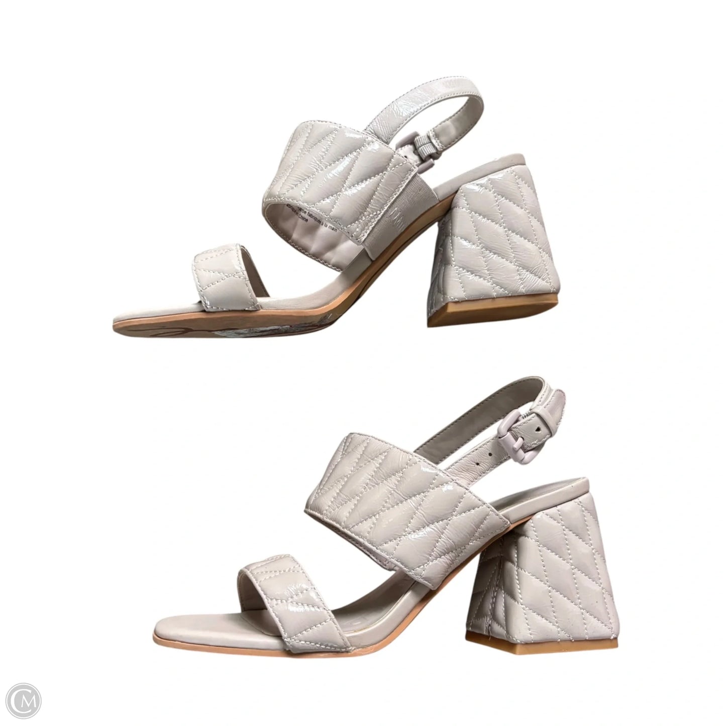 Shoes Designer By Karl Lagerfeld In Beige, Size: 7
