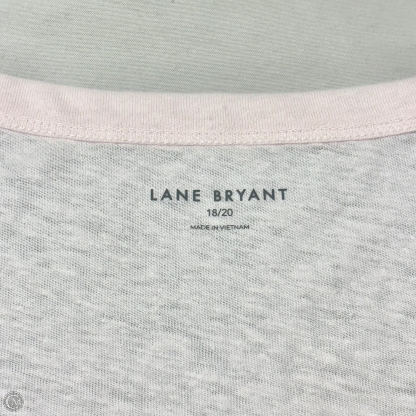 Top Short Sleeve Basic By Lane Bryant In Pink, Size: 1x