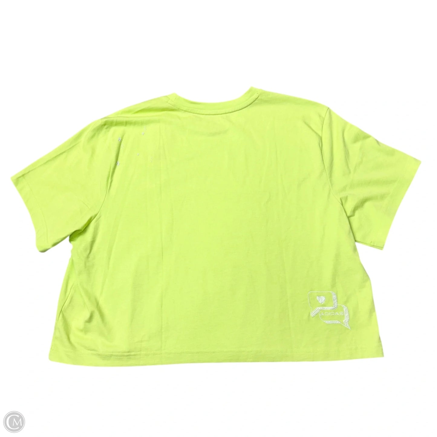 Top Short Sleeve By Adidas In Green, Size: Xl