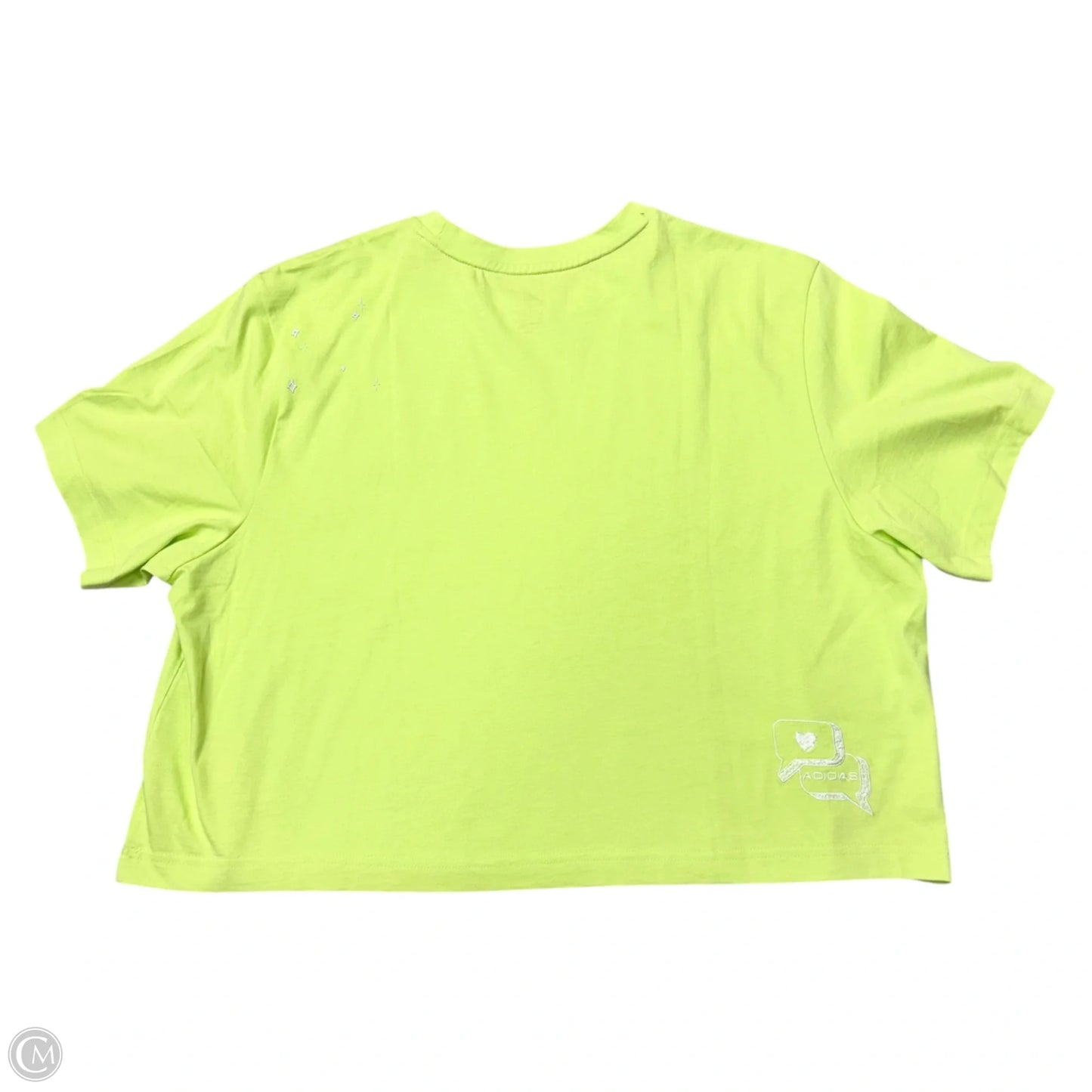 Top Short Sleeve By Adidas In Green, Size: Xl