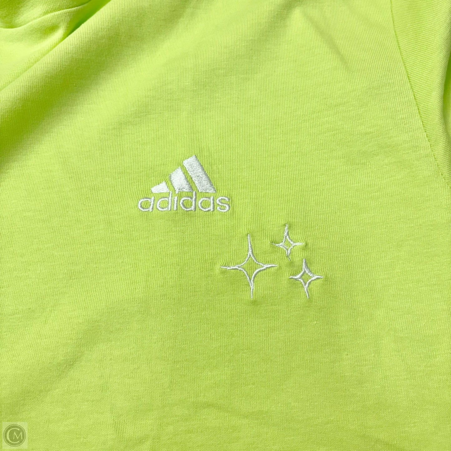 Top Short Sleeve By Adidas In Green, Size: Xl